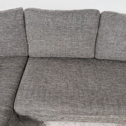 Scan Design Sectional. Fabric L shaped sofa couch. Delivery available