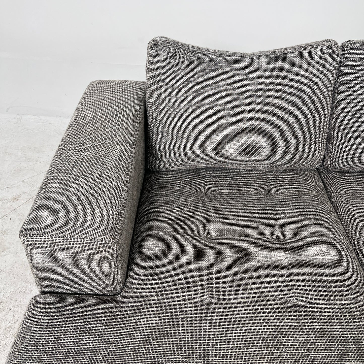 Scan Design Sectional. Fabric L shaped sofa couch. Delivery available