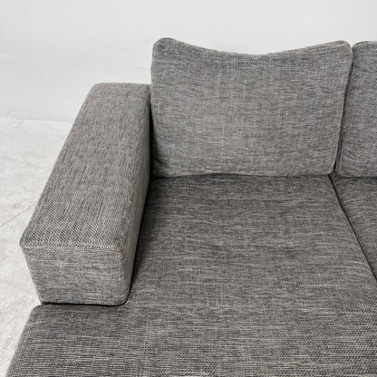 Scan Design Sectional. Fabric L shaped sofa couch. Delivery available