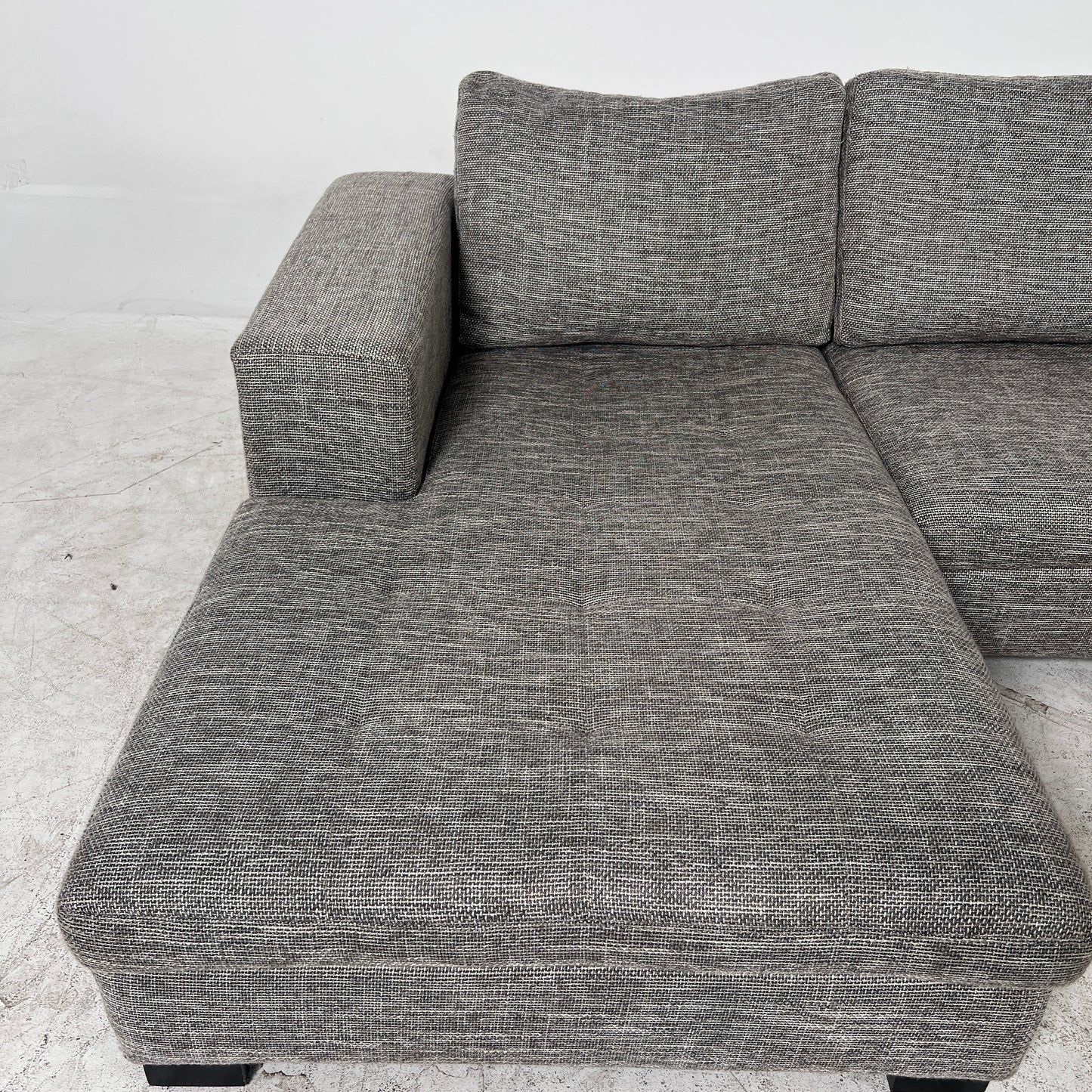 Scan Design Sectional. Fabric L shaped sofa couch. Delivery available