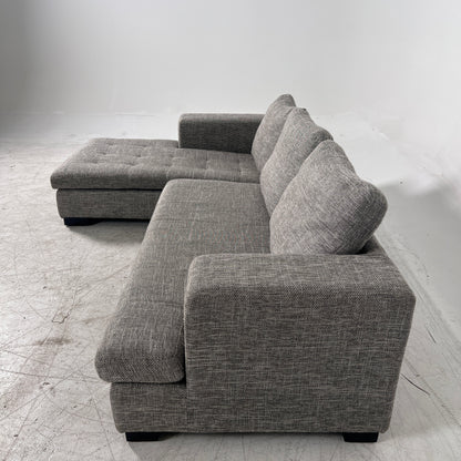 Scan Design Sectional. Fabric L shaped sofa couch. Delivery available