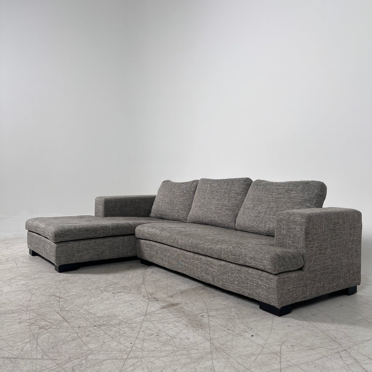 Scan Design Sectional. Fabric L shaped sofa couch. Delivery available