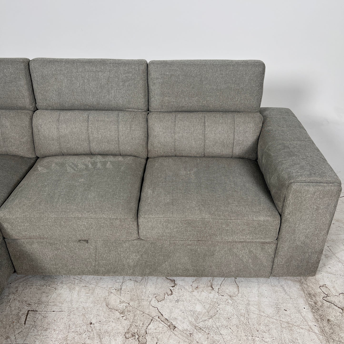 Pull Out sectional with storage. Sofa bed L shaped couch. Delivery available