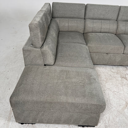 Pull Out sectional with storage. Sofa bed L shaped couch. Delivery available