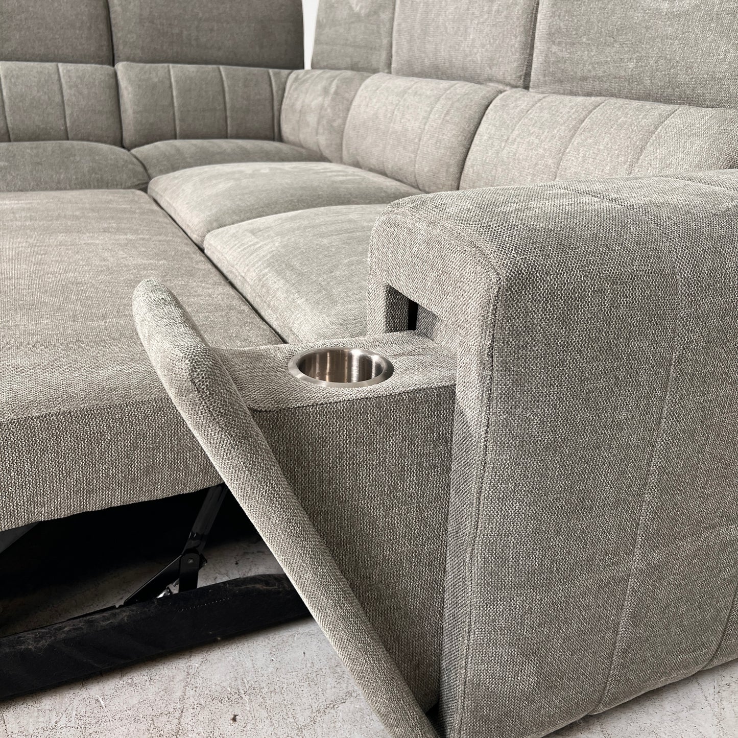 Pull Out sectional with storage. Sofa bed L shaped couch. Delivery available