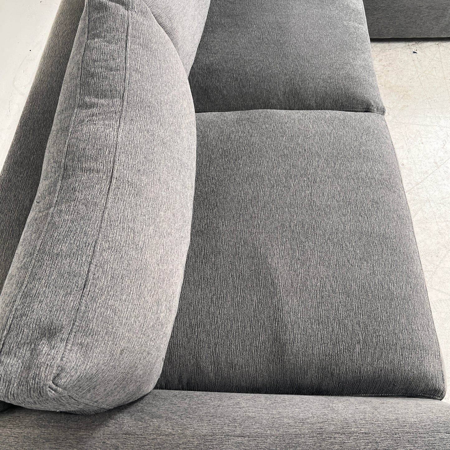 Architect Down filled Sectional. L Shaped sofa couch. Delivery available