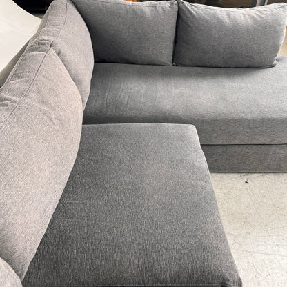 Architect Down filled Sectional. L Shaped sofa couch. Delivery available