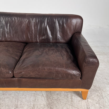 Gomma America Leather 3 seater sofa. Distressed leather couch. delivery available