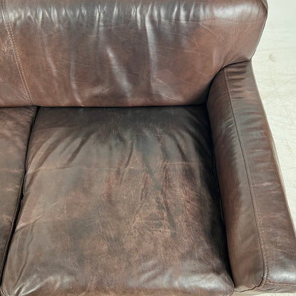 Gomma America Leather 3 seater sofa. Distressed leather couch. delivery available