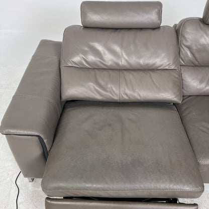 Power Reclining Sectional. Leather L shaped sofa couch. Delivery available