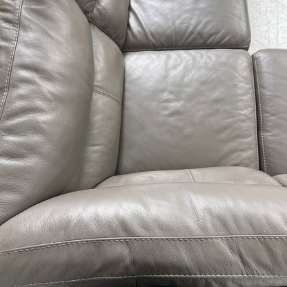Power Reclining Sectional. Leather L shaped sofa couch. Delivery available