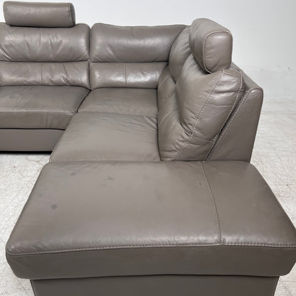 Power Reclining Sectional. Leather L shaped sofa couch. Delivery available