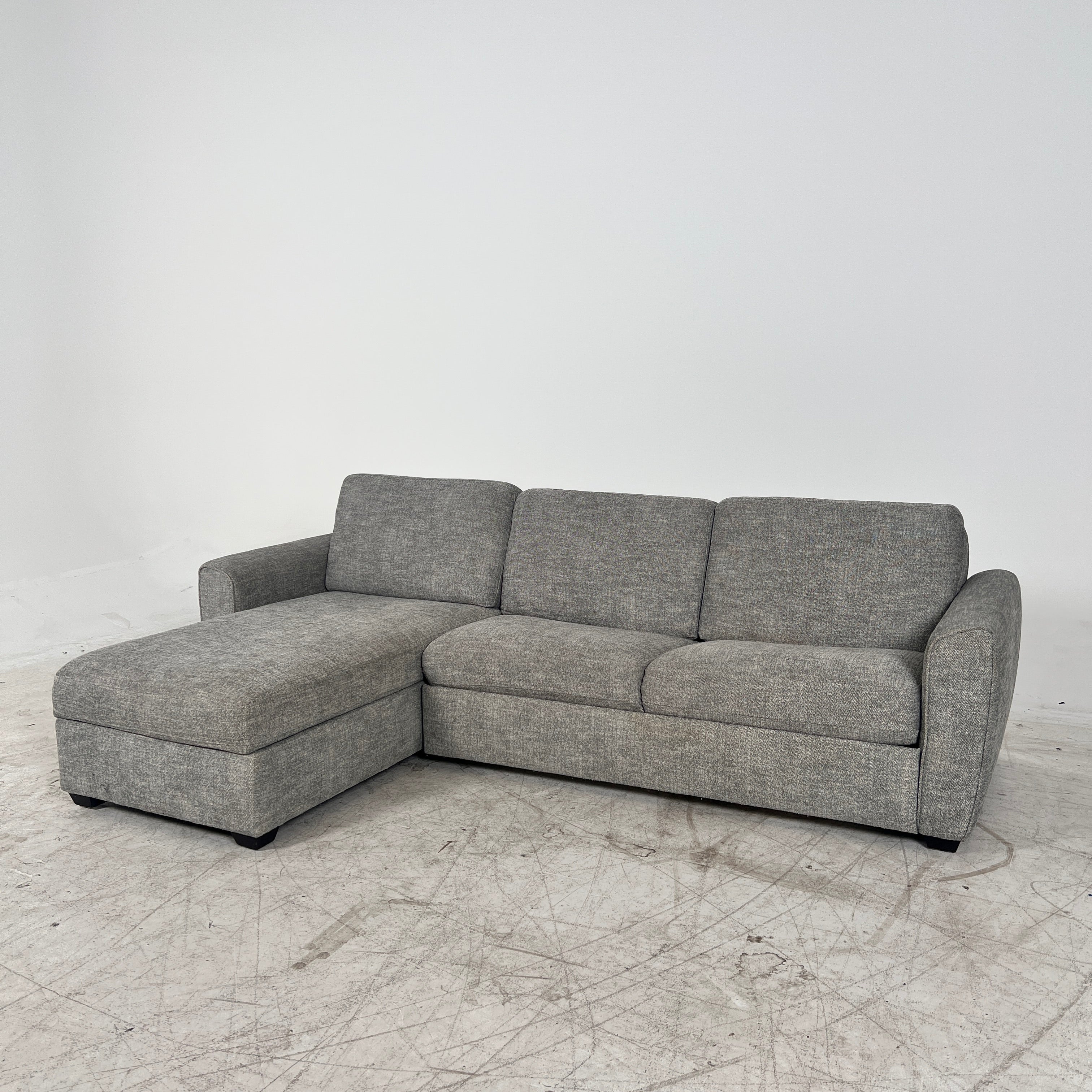 Pull Out Sectional with a Mattress. L shaped sleeper sofa bed. Delivery available