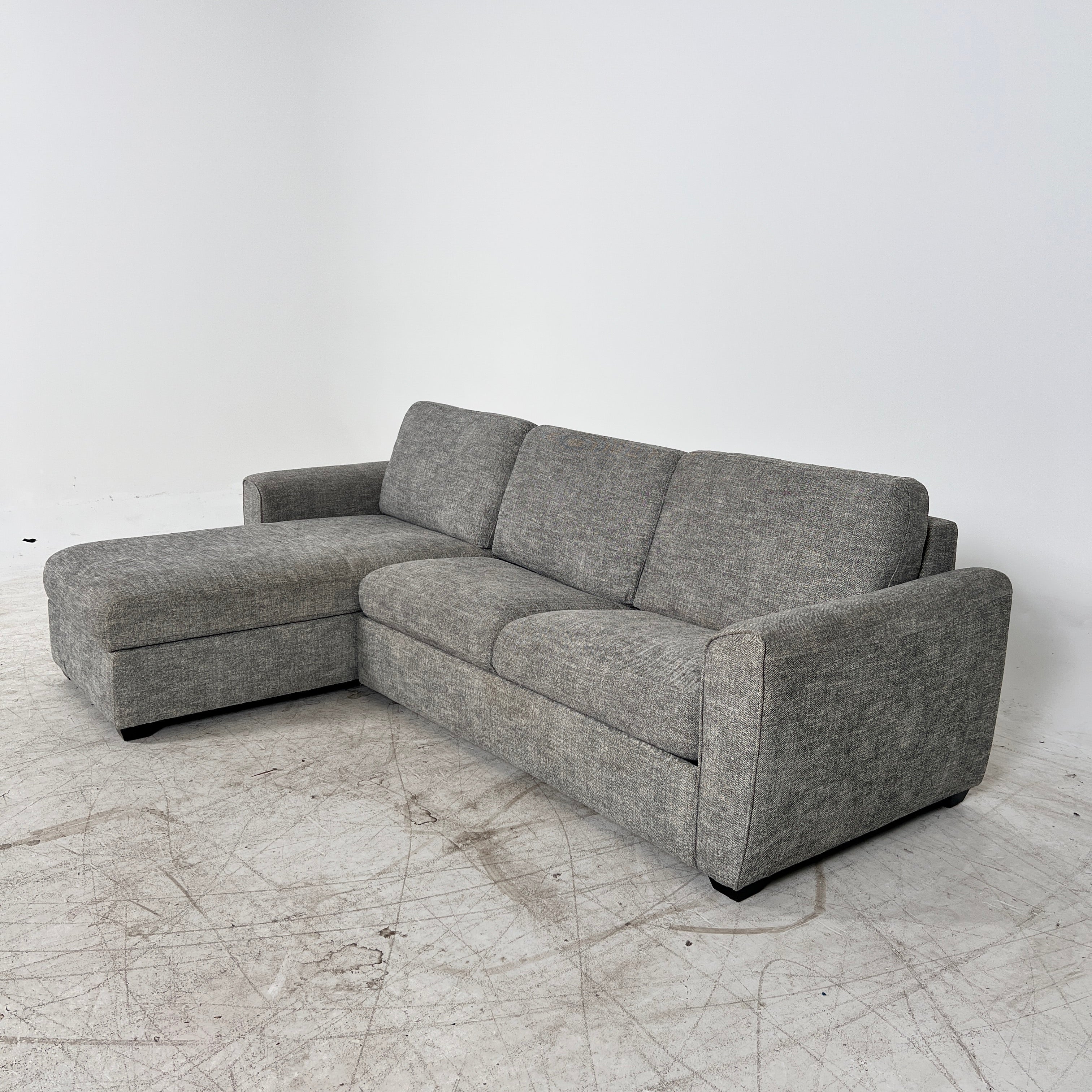 Pull Out Sectional with a Mattress. L shaped sleeper sofa bed. Delivery available