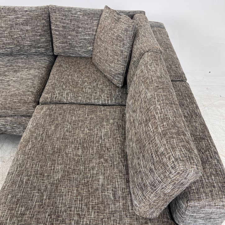 Stylus Sectional + ottoman. Large L shaped sofa couch. Delivery available