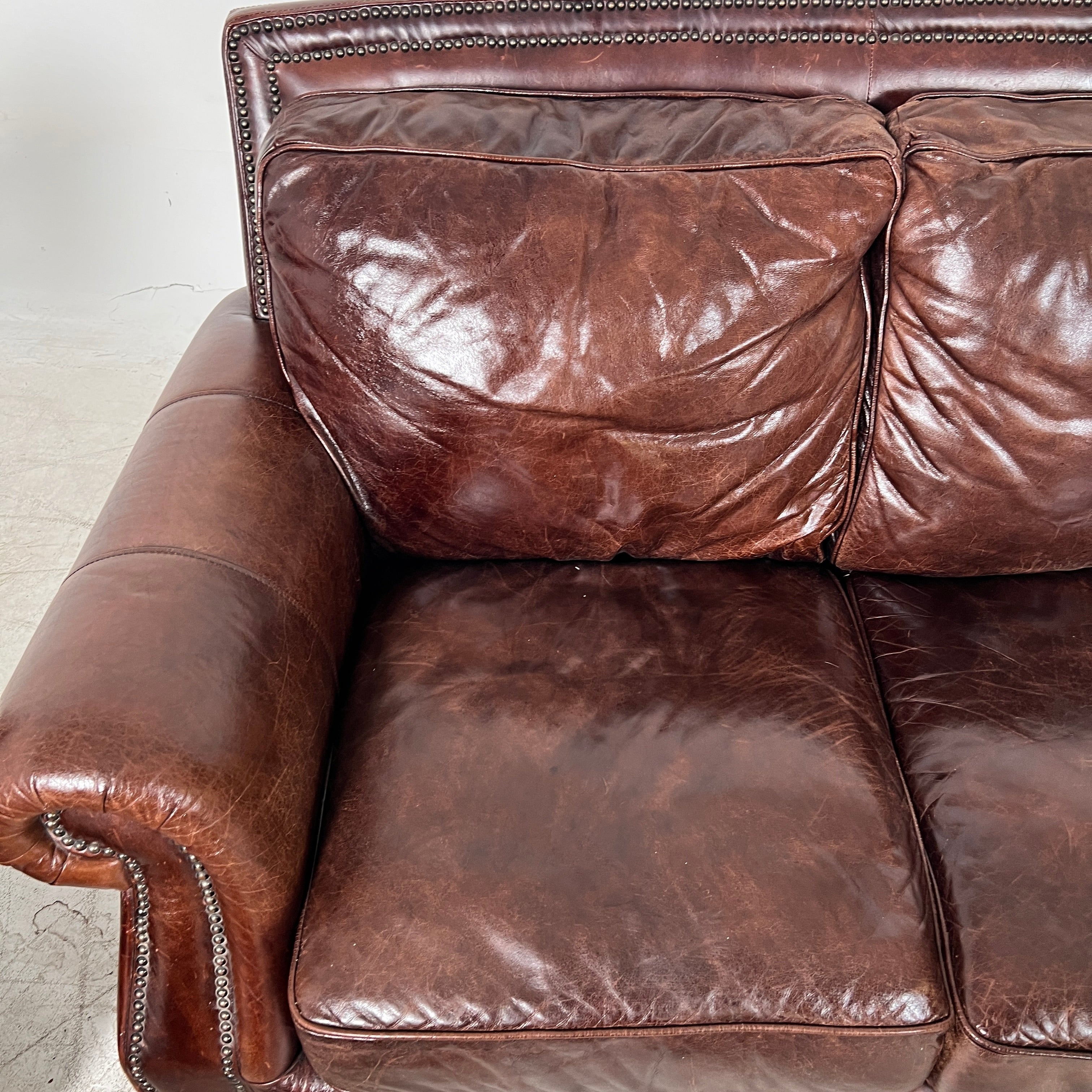 3+1 Sofa Set. Real Leather rolled arm sofa couch set. Delivery available
