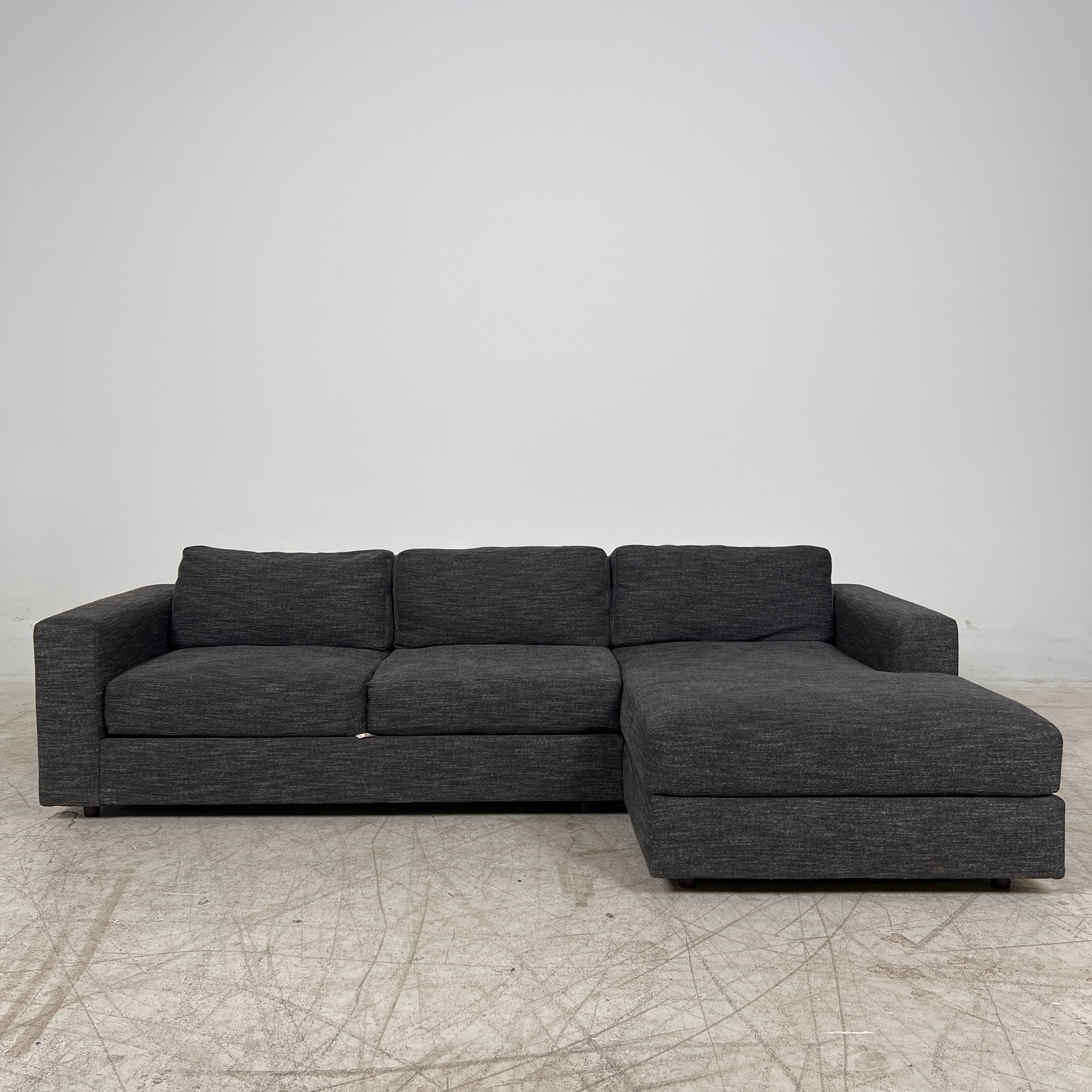 West Elm Urban Sectional. L shaped sofa couch. Delivery available