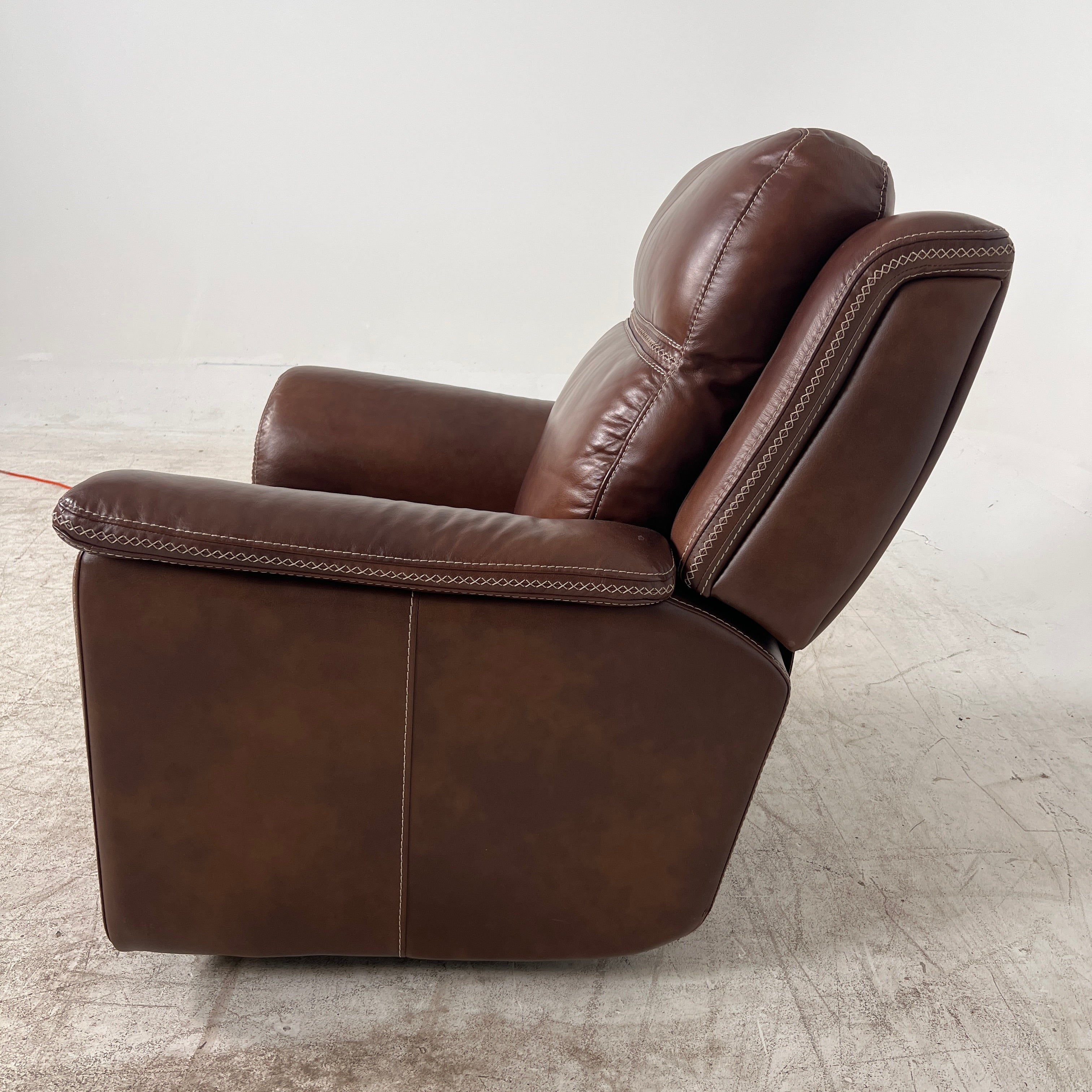 Power Recliner leather Chair. Electric reclining chair. Delivery available.
