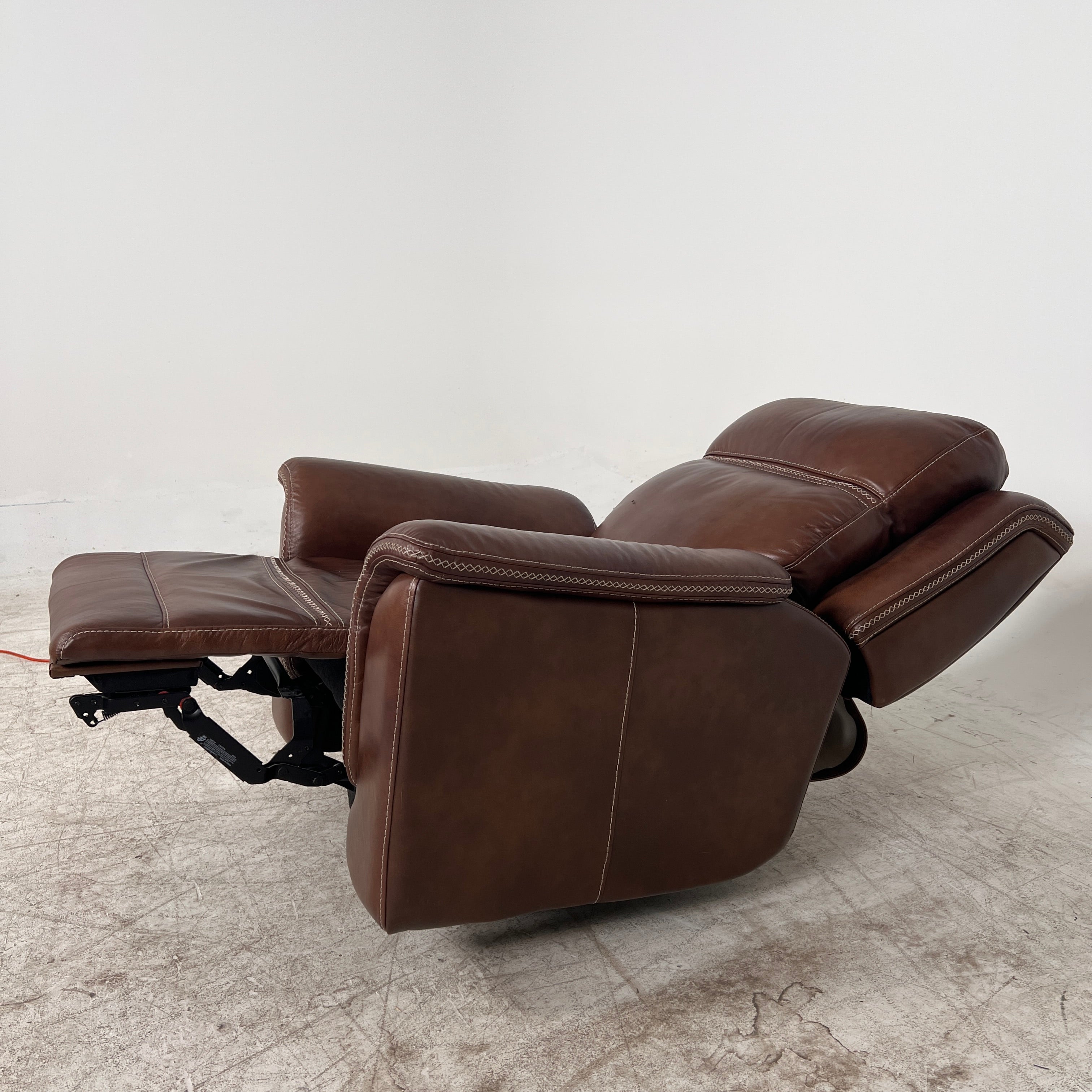Power Recliner leather Chair. Electric reclining chair. Delivery available.