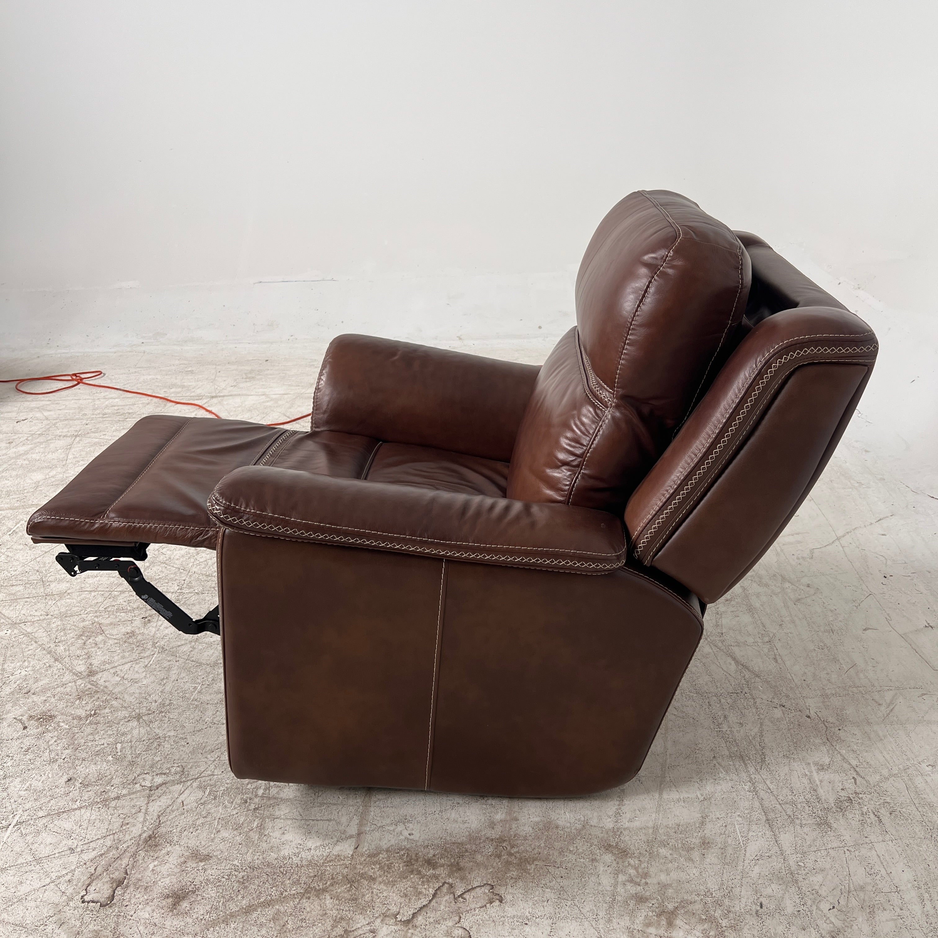 Power Recliner leather Chair. Electric reclining chair. Delivery available.