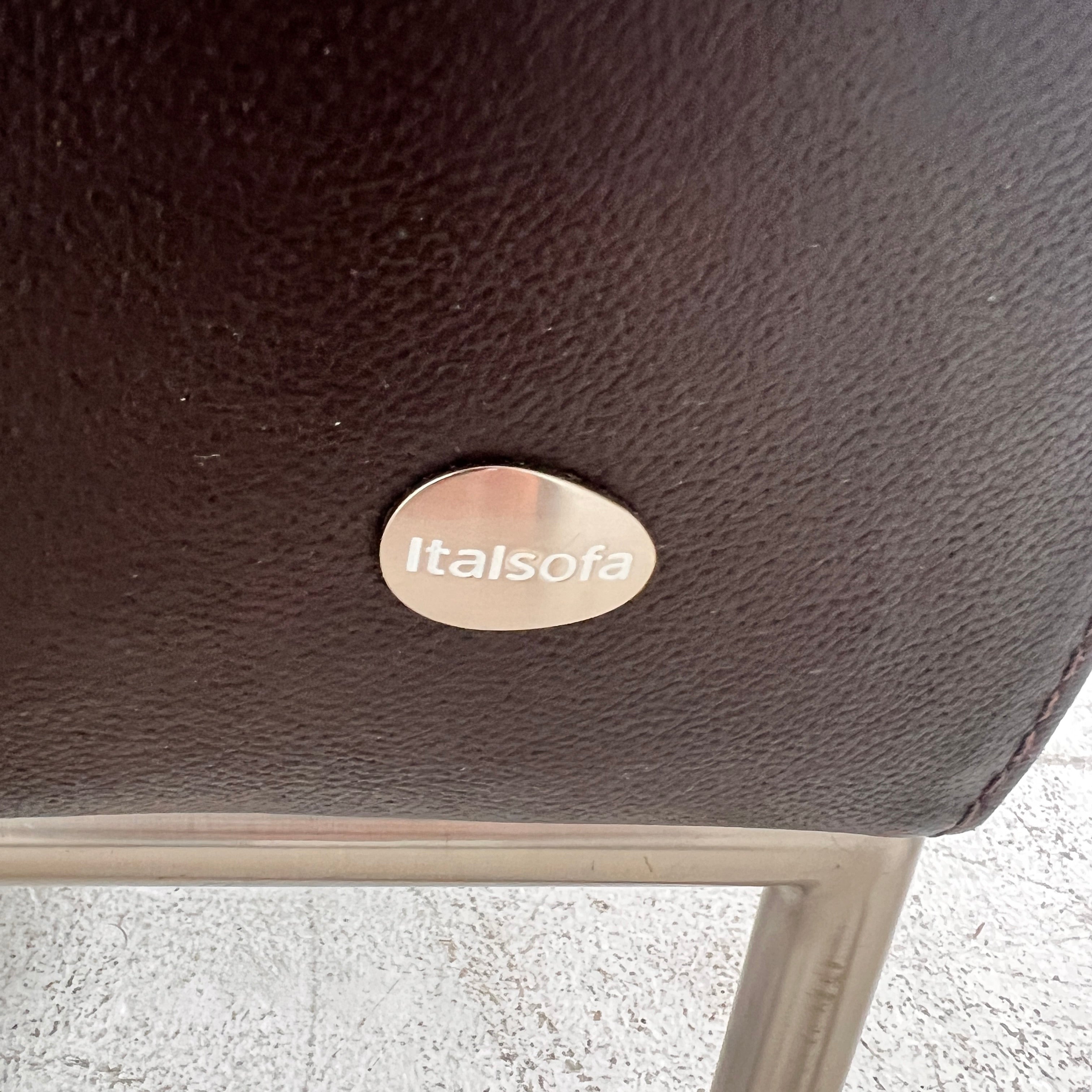 ItalSofa leather Sectional. Brown L shaped sofa couch. Delivery available