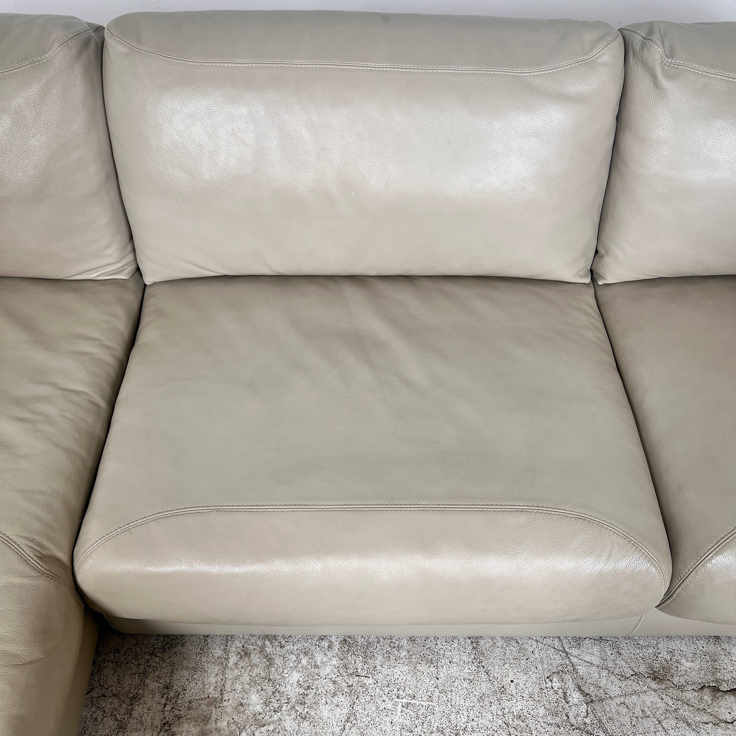 Buttercup Leather L shaped sofa couch. High End sofa couch. delivery available