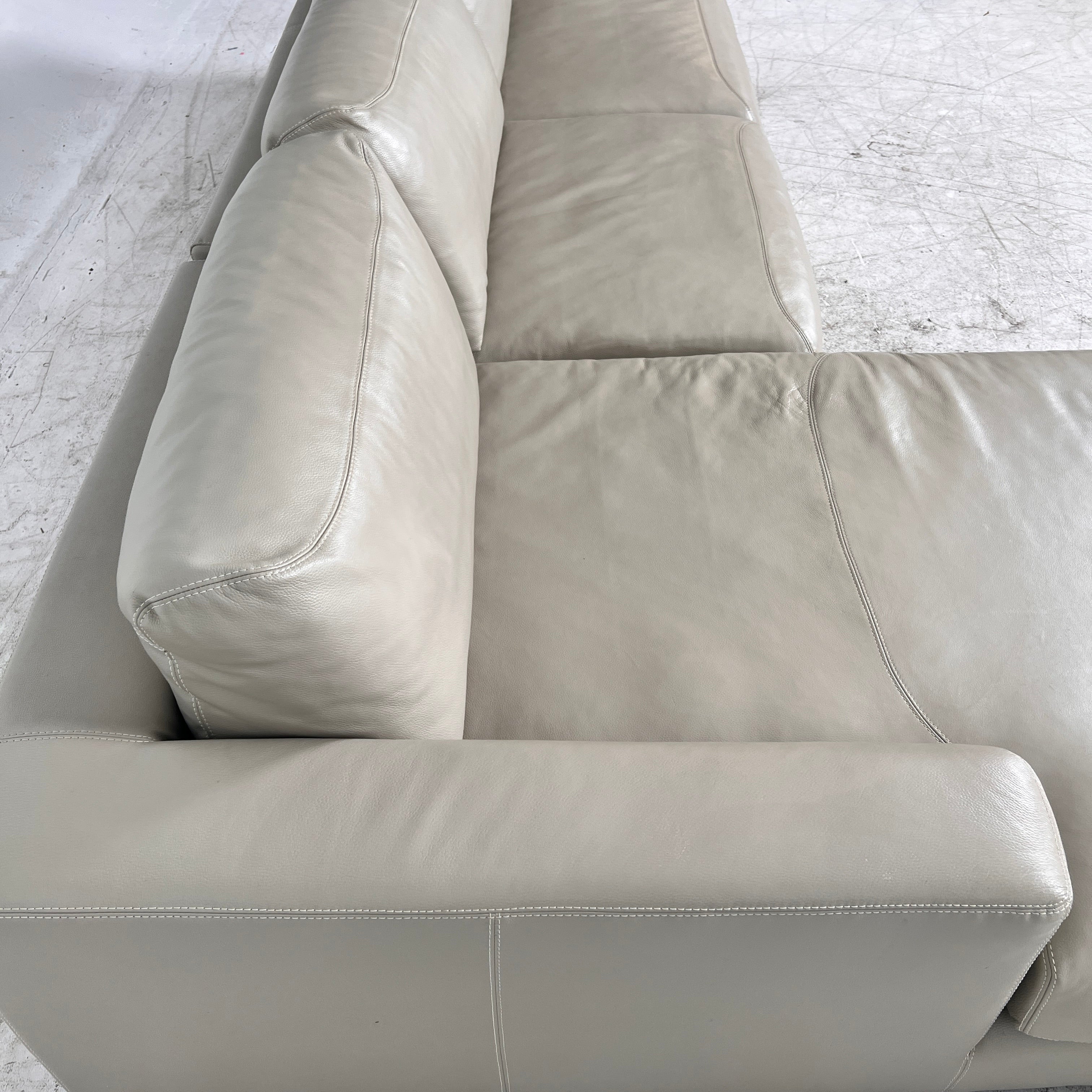 Buttercup Leather L shaped sofa couch. High End sofa couch. delivery available