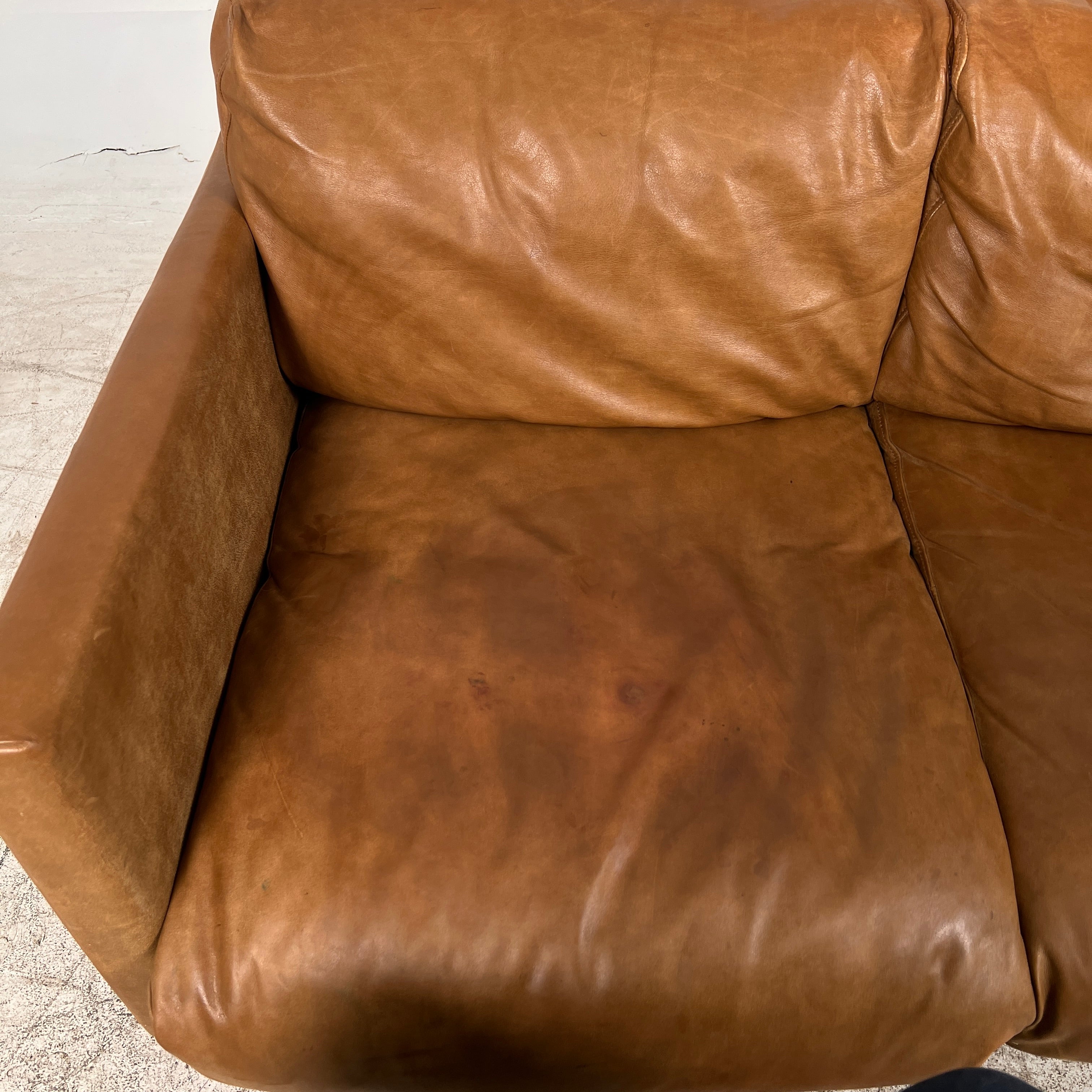 Article Nirvana 3 seater Sofa couch. Down filled MCM leather couch. delivery available