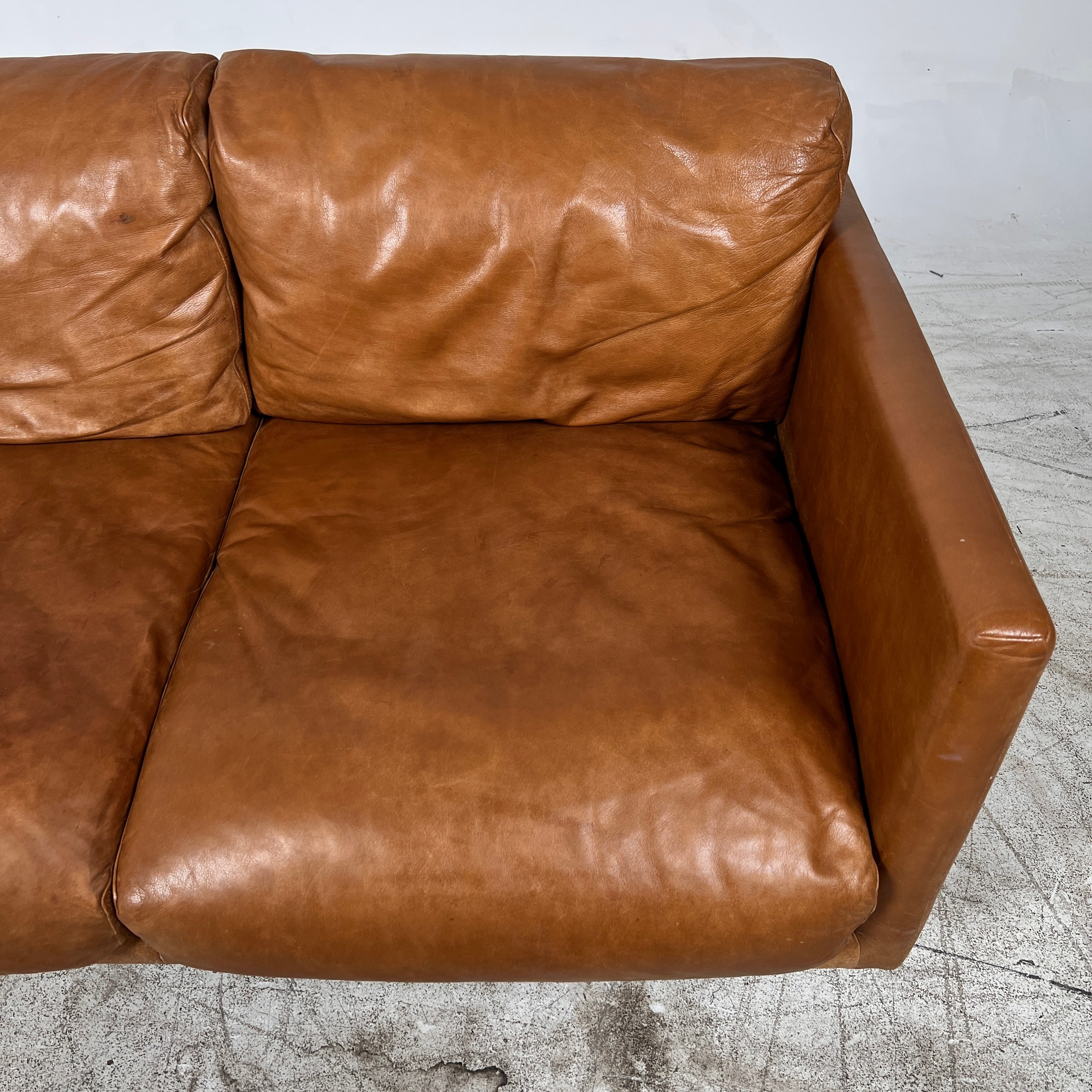 Article Nirvana 3 seater Sofa couch. Down filled MCM leather couch. delivery available