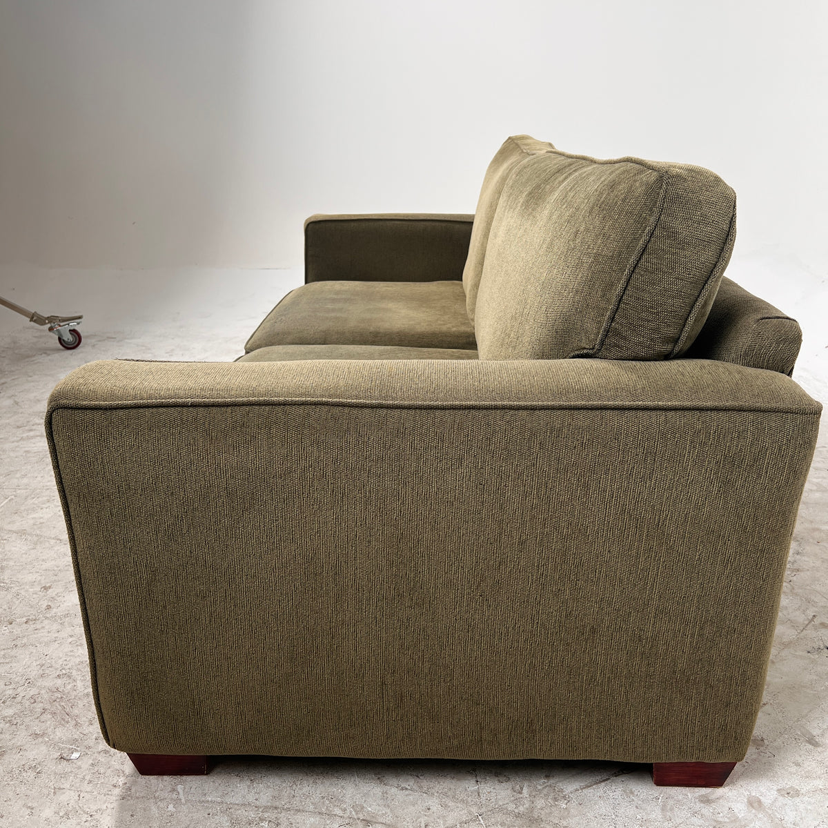 Green 3 seater couch. sofa $150 bucks. We can deliver
