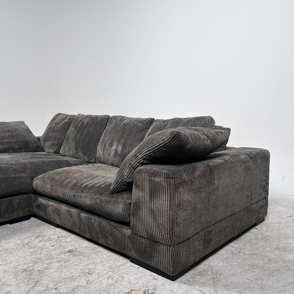 Moe's Plunge Sectional. Reversible L shaped sofa couch. Delivery available