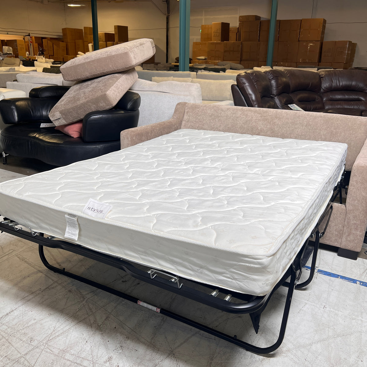 Stylus Pull Out Sofa Bed couch. Apartment size Pull out. Delivery available