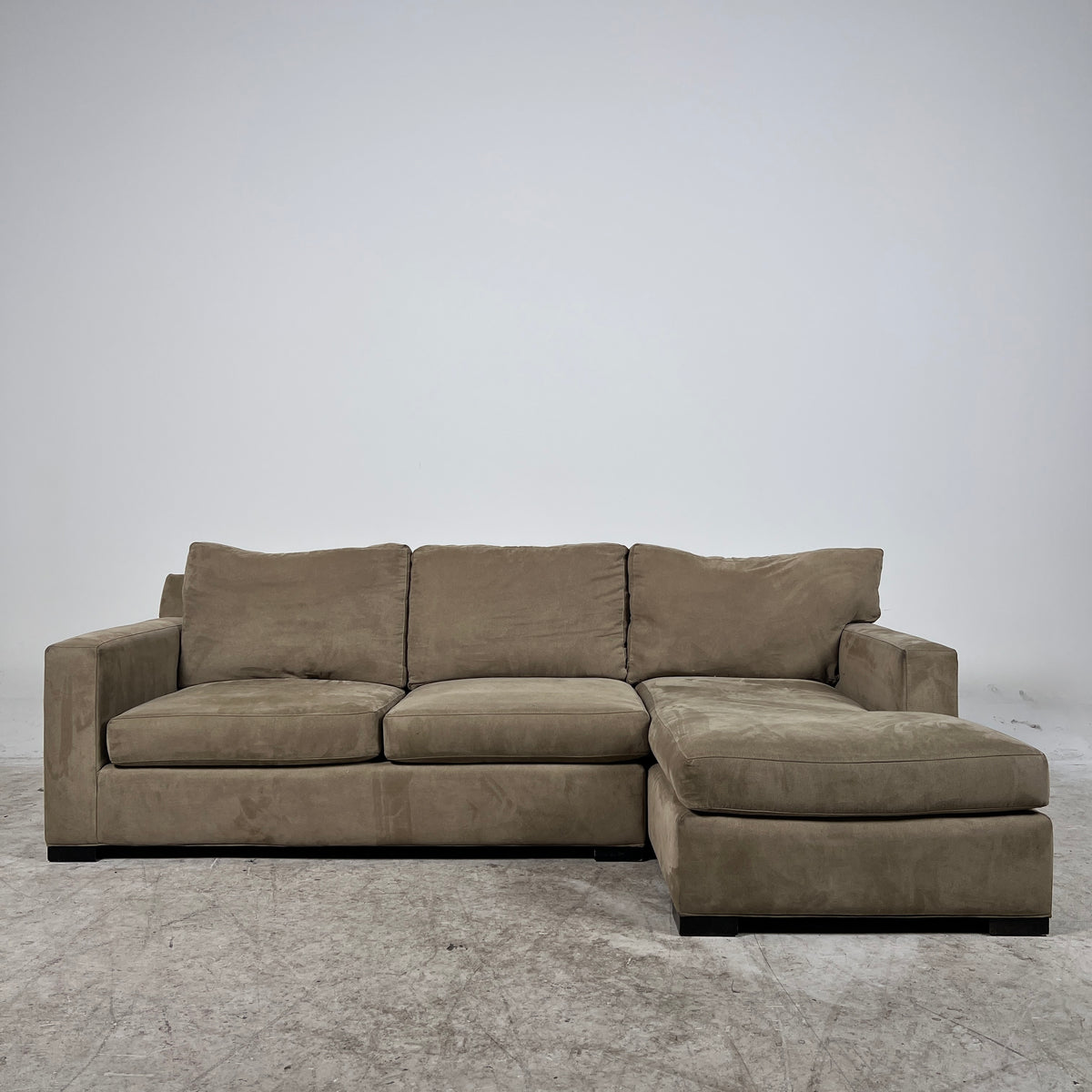Crate And Barrel Sectional. L shaped sofa couch. Delivery available