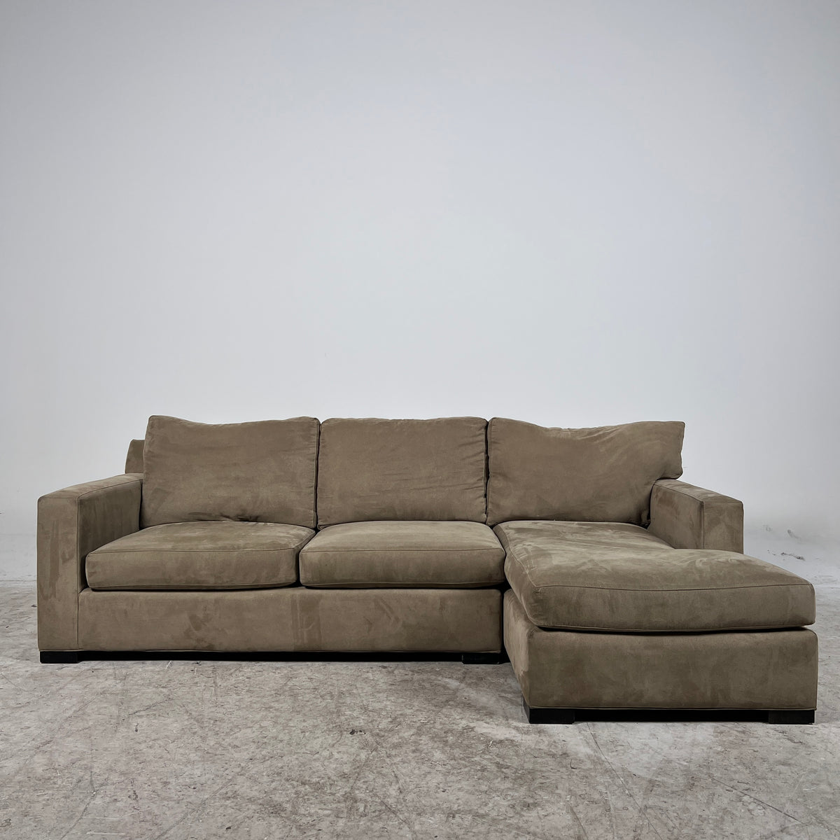 Crate And Barrel Sectional. L shaped sofa couch. Delivery available