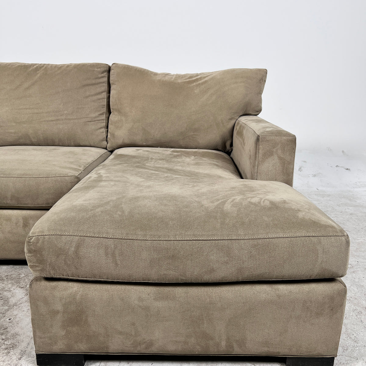 Crate And Barrel Sectional. L shaped sofa couch. Delivery available