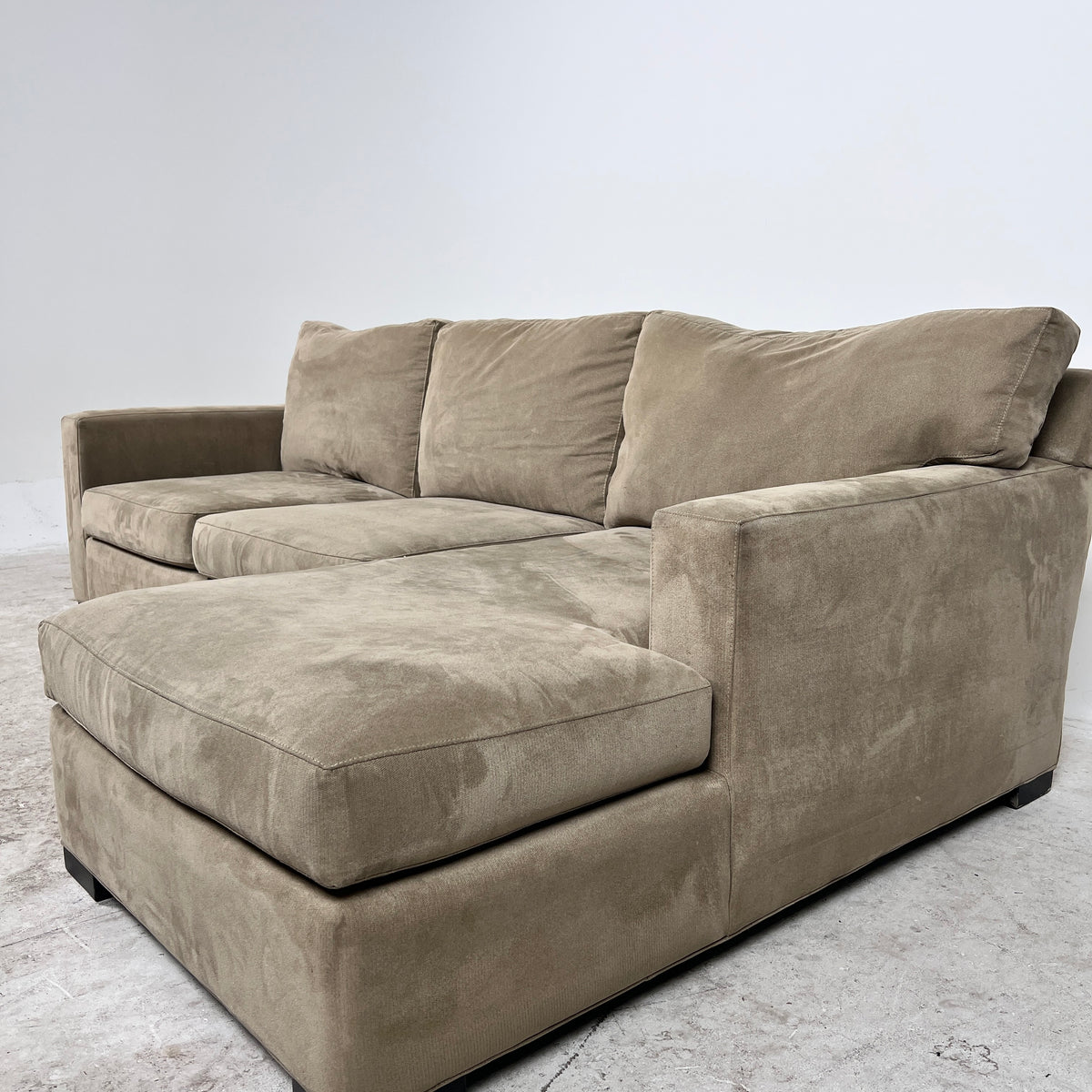 Crate And Barrel Sectional. L shaped sofa couch. Delivery available