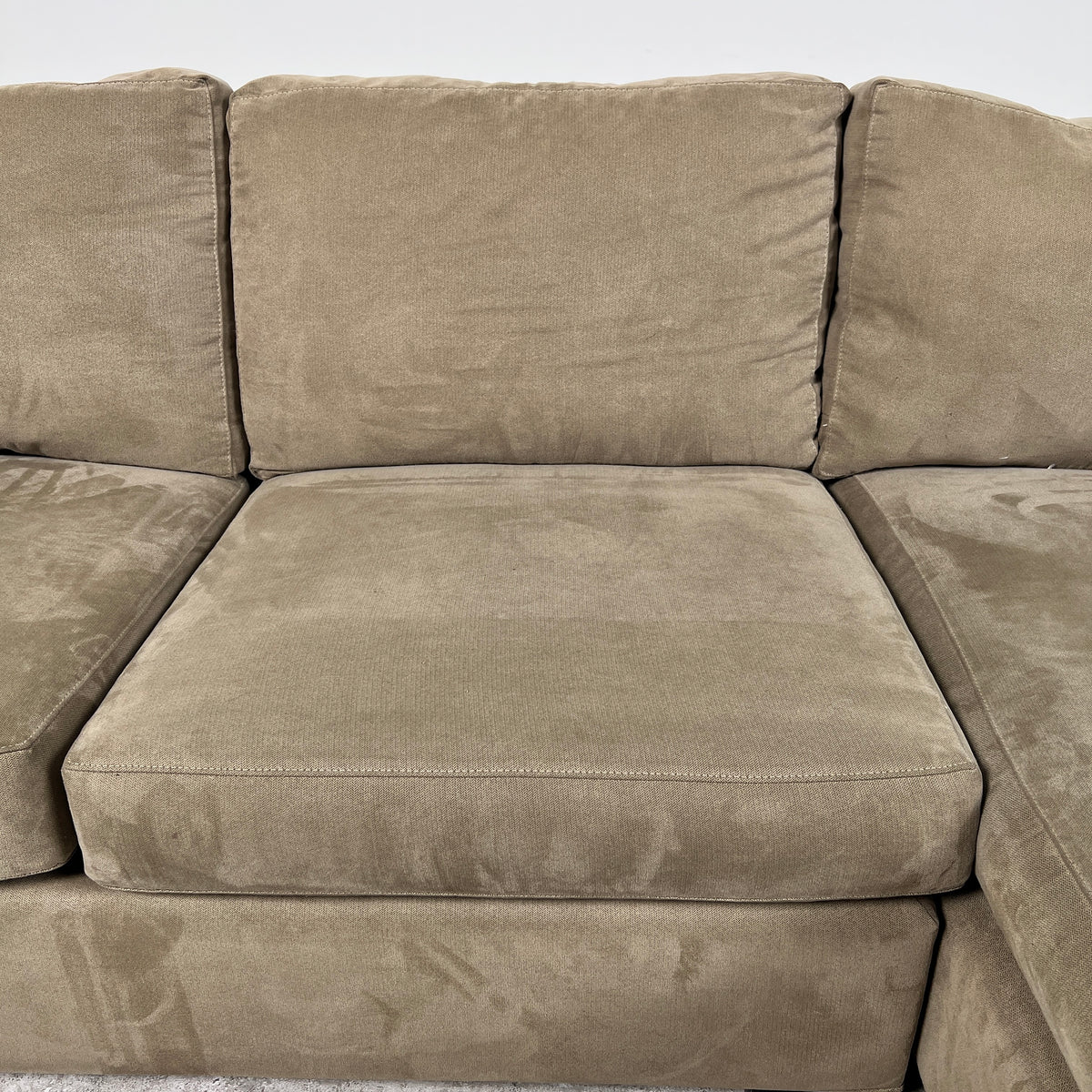 Crate And Barrel Sectional. L shaped sofa couch. Delivery available