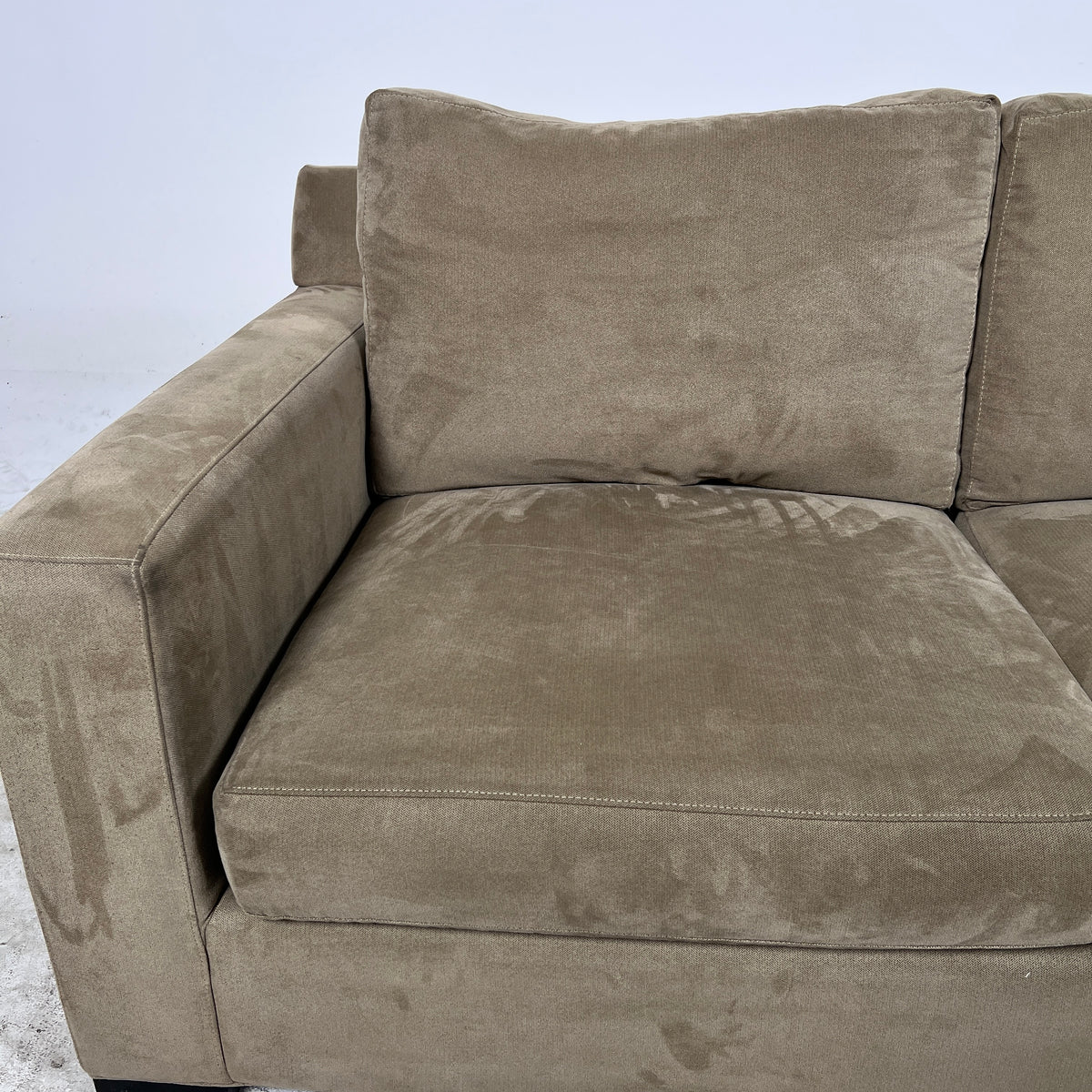 Crate And Barrel Sectional. L shaped sofa couch. Delivery available
