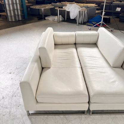 Genuine Leather Sofa set. 2 chaises. 3 seater sofa couch set