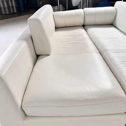 Genuine Leather Sofa set. 2 chaises. 3 seater sofa couch set