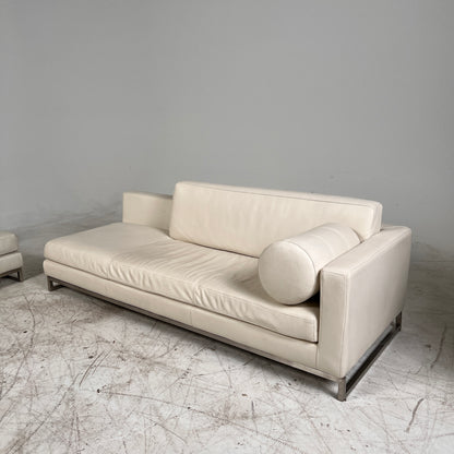 Genuine Leather Sofa set. 2 chaises. 3 seater sofa couch set