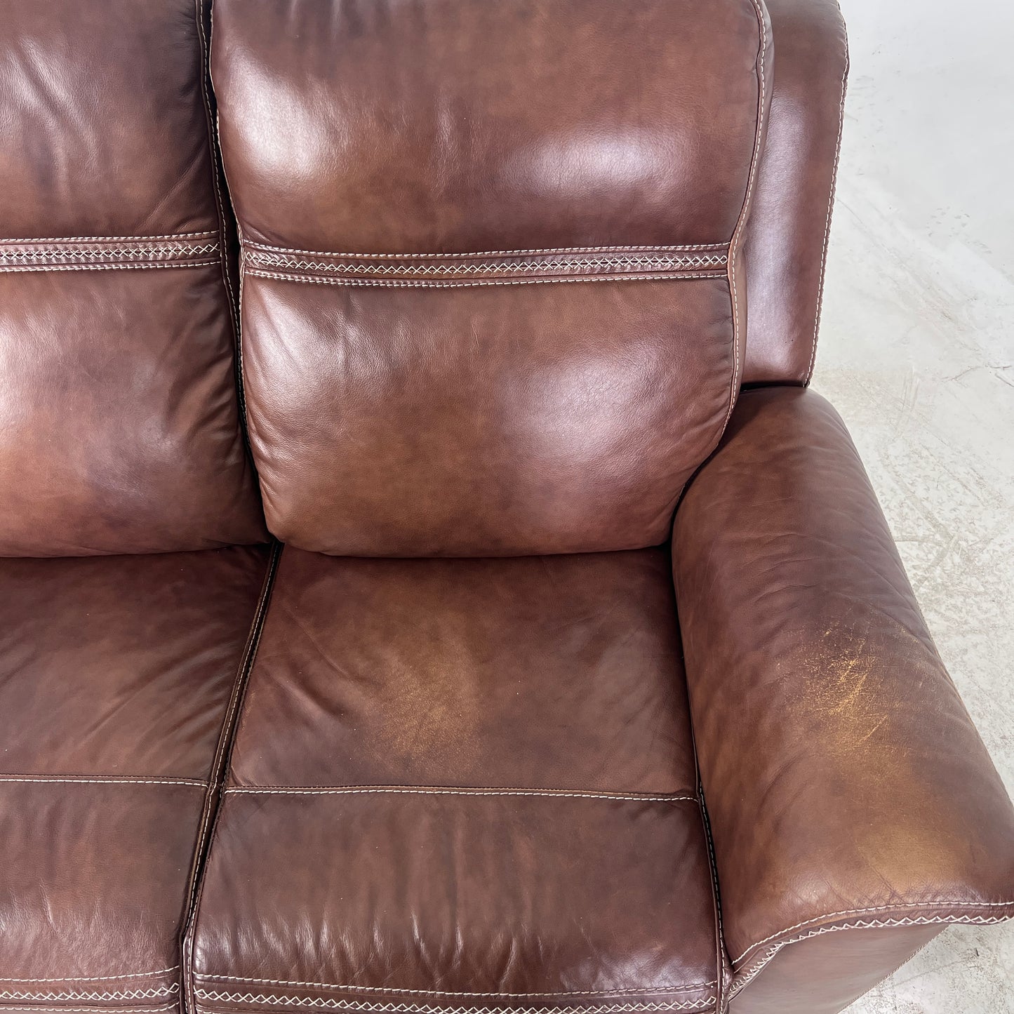 ower Reclining Sofa set. Leather 3+2+1 reclining couch set.