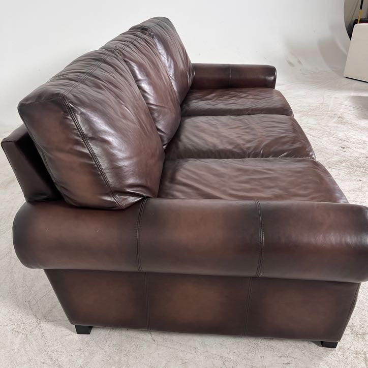 Pottery Barn 3 Seater Sofa couch. Genuine Leather.