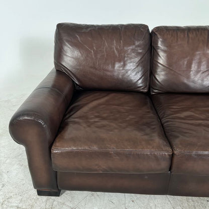 Pottery Barn 3 Seater Sofa couch. Genuine Leather.