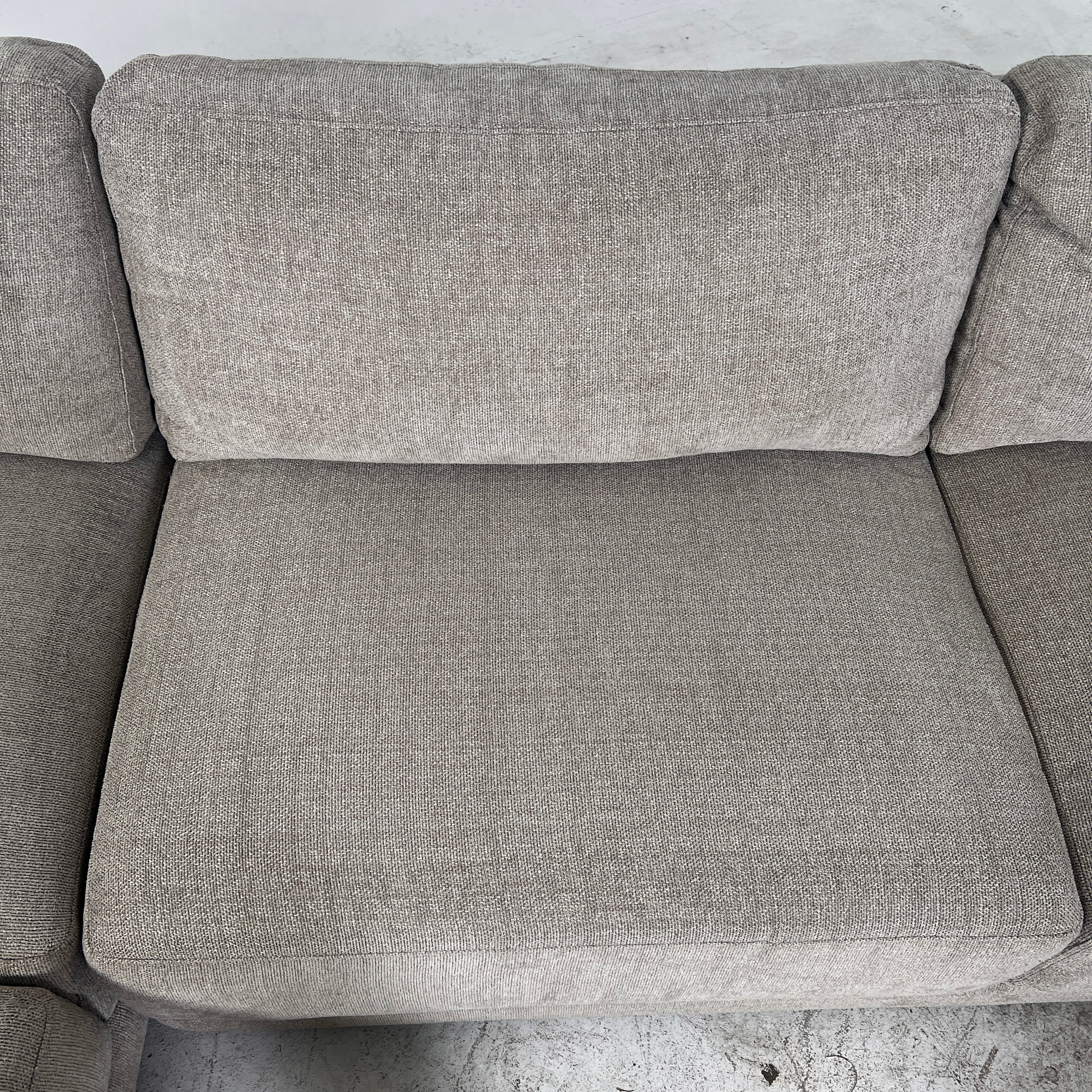 Thomasville Sectional From Costco. Beige L shaped sofa couch.