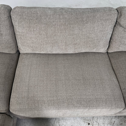 Thomasville Sectional From Costco. Beige L shaped sofa couch.