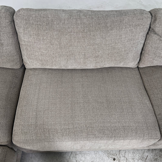 Thomasville Sectional From Costco. Beige L shaped sofa couch.