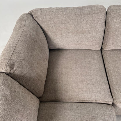 Thomasville Sectional From Costco. Beige L shaped sofa couch.