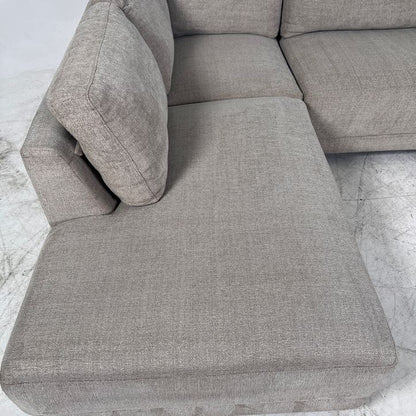 Thomasville Sectional From Costco. Beige L shaped sofa couch.