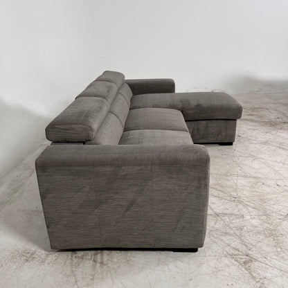 Pull out Sectional with Storage. Sleeper sofa bed.